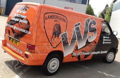 VW Transporter wrapped in full printed and part matte wrap by Totally Dynamic South London