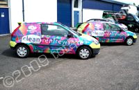 Vans wrapped by Totally Dynamic Central Scotland