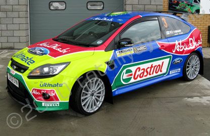 Ford Focus RS wrapped in printed wrap by Totally Dynamic Leicester