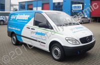 Mercedes Vito van wrapped for Your Plumber by Totally Dynamic Southampton