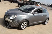 Alfa Romeo Mito fully wrapped in printed colour-matched pink vinyl by Totally Dynamic North London