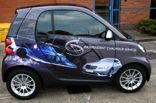 Smart Car - designed and wrapped by Totally Dynamic Birmingham