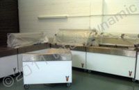 Stainless Steel catering units wrapped white