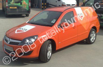 Vauxhall van wrapped by Totally Dynamic Leeds/Bradford
