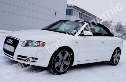 Audi A4 wrapped gloss white by Totally Dynamic South London