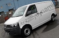 VW Transporter wrapped in printed metallic wrap by Totally Dynamic North London