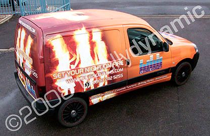 Citroen Berlingo Designed and wrapped by Totally Dynamic North London