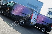 Two Renault Trafic vans wrapped for ETS by Totally Dynamic North London