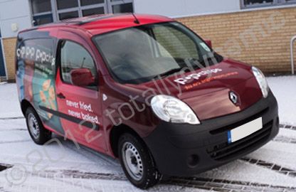 Renault Kangoo wrapped in colour-matched wrap by Totally Dynamic South London