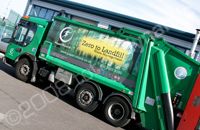 Dustbin Lorrys wrapped by Totally Dynamic North London