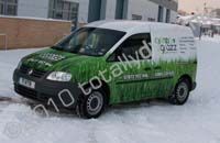 VW van wrapped for Green Grazz by Totally Dynamic South London