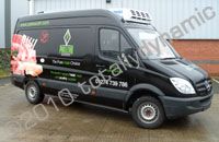 Mercedes van wrapped by Totally Dynamic Leeds Bradford