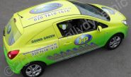 Vauxhall Corsa wrapped by Totally Dynamic North London