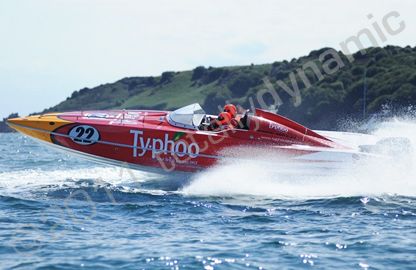 Typhoo Tea Powerboat wrapped for P1 Panther UK by Totally Dynamic Southampton
