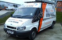 Ford Transit Van wrapped for Armour Glass by Totally Dynamic Leeds/Bradford