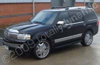 Lincoln Navigator wrapped pearlescent white by Totally Dynamic Leeds/Bradford