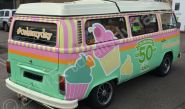 VW Campervan vinyl wrapped for ASDA