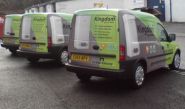Vauxhall Combo fleet - designed and wrapped by Totally Dynamic Central Scotland