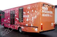 Library Bus Wrapped by Totally Dynamic Central Scotland