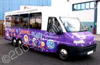 Mini Bus wrapped by Totally Dynamic North London