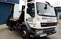 DAF LF cab fully wrapped in printed vinyl design by Totally Dynamic South London