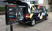 VW transporter wrapped for Nike by Totally Dynamic Norfolk