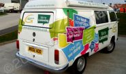 Camper van wrapped for Gloucester City Homes by Totally Dynamic Leeds/Bradford