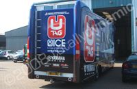GP Motocross trucks Wrapped by Totally Dynamic Southampton