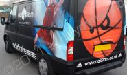 Ford Transit Minibus wrapped in full colour design by Totally Dynamic North London