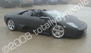 Lamborghini Gallardo wrapped matt black by Totally Dynamic Leeds/Bradford