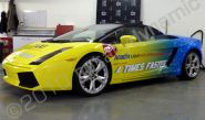 Lamborghini Gallardo in a full printed wrap by Totally Dynamic Leeds/Bradford