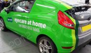 Ford Fiesta van vinyl wrapped by Totally Dynamic Central Scotland