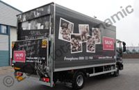 Iveco Eurocargo truck wrapped in full colour printed vinyl by Totall Dynamic North London