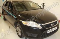 Ford Hearse with sides wrapped in metallic silver and gold stripe by Totally Dynamic Norfolk