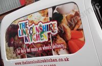 Citroen Berlingo van with wrapped recess panels and cut graphics by Totally Dynamic Lincoln