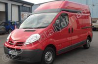 Renault Trafic van wrapped silver by Totally Dynamic North London