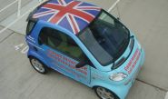 Smart Car - designed and wrapped by Totally Dynamic North London