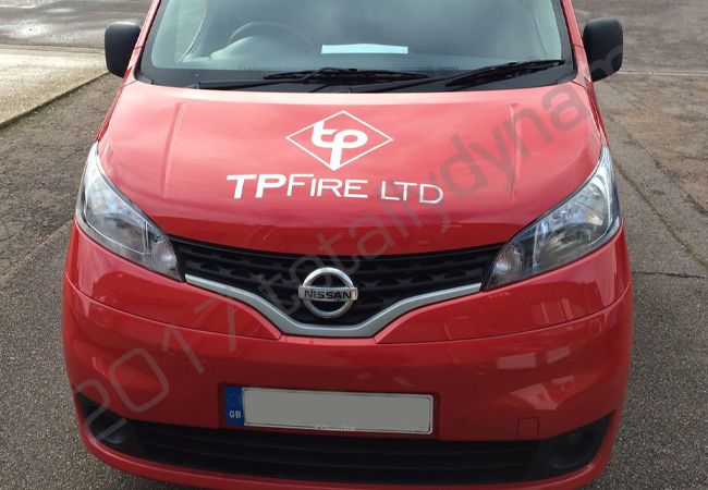 Nissan NV200 vinyl wrapped for T P Fire