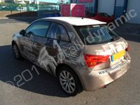 Audi A1 wrapped in printed design by Totally Dynamic North London