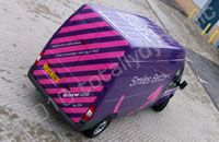 Ford Transit wrapped for E Courier by Totally Dynamic South London