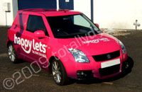 Car wrapped by Totally Dynamic Central Scotland