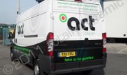 Citroen Relay van with printed design wrap by Totally Dynamic North London