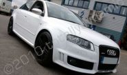 Audi RS4 wrapped gloss white by Totally Dynamic North London