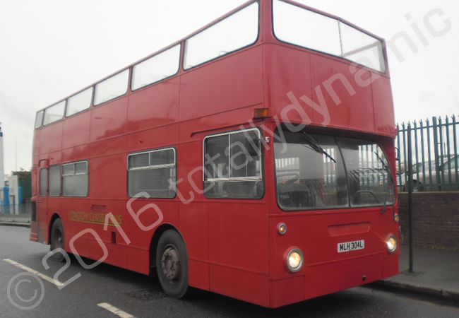 Open Top Bus fully vinyl wrapped in printed bus wrap design for U Group