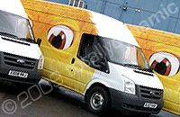 Ford Transits wrapped by Totally Dynamic North London