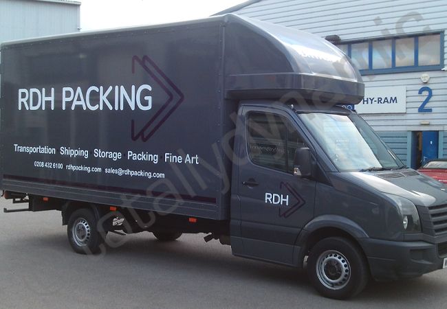 VW Crafter Luton box van for R D H Packing