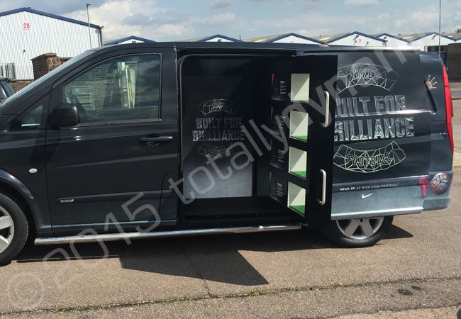 Mercedes Vito vinyl wrapped for NIKE