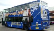Double Decker Bus for The Leeds Rhinos - Wrapped by Totally Dynamic Leeds Bradford