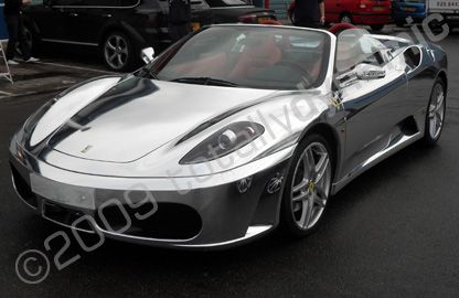 Ferrari F430 wrapped chrome by Totally Dynamic North London