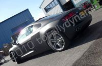 Audi R8 wrapped in matt black